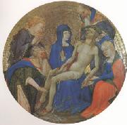 School of Paris or Dijon La Petite Pieta Ronde (Lamentation for Christ) (mk05) oil painting artist